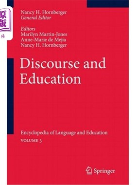 海外直订Discourse and Education: Encyclopedia of Language and Educationvolume 3 话语与教育:语言与教育百科全书第3卷