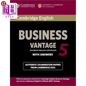 海外直订Cambridge English Business 5 Vantage 剑桥英语商务五大优势