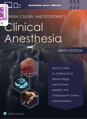 海外直订医药图书Barash, Cullen, and Stoelting's Clinical Anesthesia: Print + eBook with Multimed Barash