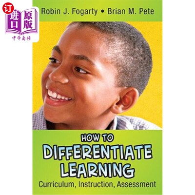 海外直订How to Differentiate Learning: Curriculum, Instruction, Assessment 如何区分学习：课程、教学、评估