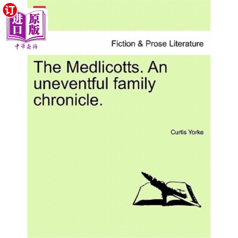 海外直订The Medlicotts. an Uneventful Family Chronicle. Medlicotts一家。平淡无奇的家庭纪事。-封面