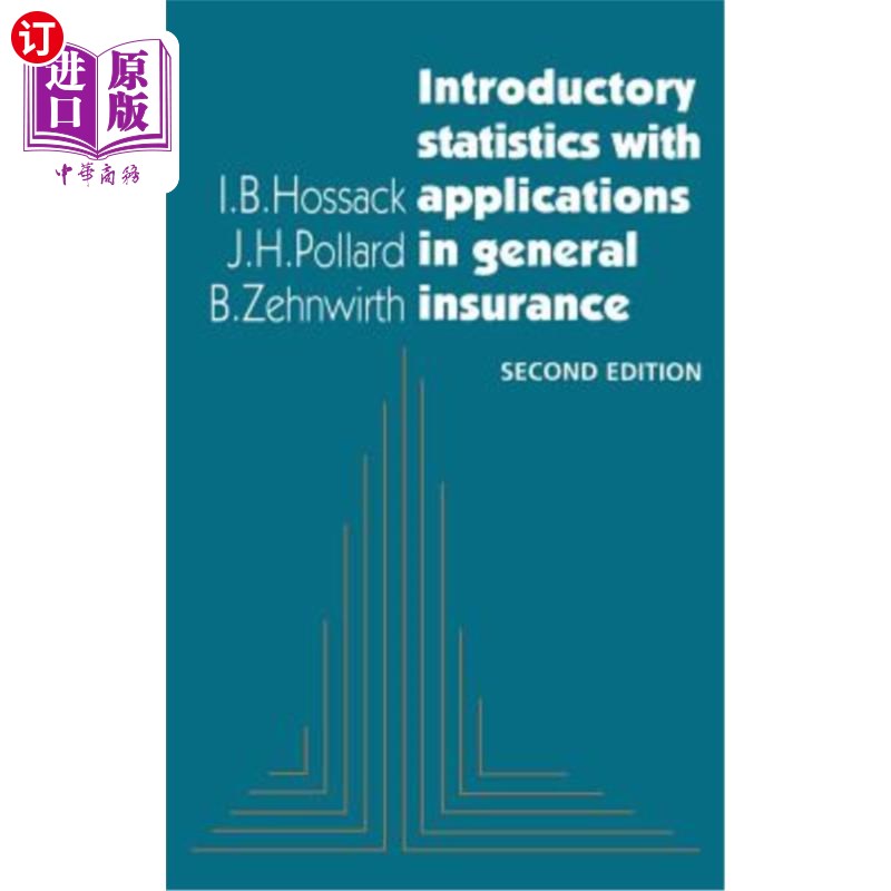 海外直订Introductory Statistics with Applications in General Insurance 介绍性统计及其在一般保险中的应用