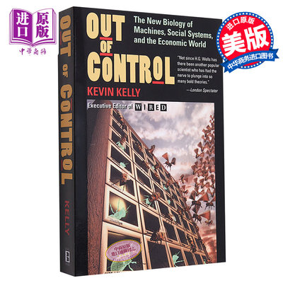 预售 失控 罗辑思维书单 英文原版 Out of Control Kevin Kelly【中商原版】