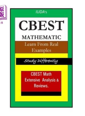 海外直订CBEST Math: California Basic Eucational Skills Test 加州基础数学考试
