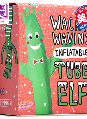 预售 扭扭怪 绿色 可跳舞迷你摆件 Wacky Waving Inflatable Tube Elf Sam Stall 英文原版【中商原版】