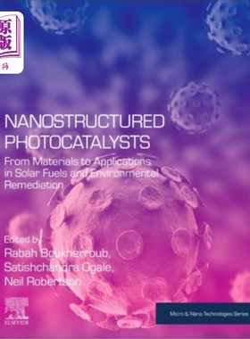 海外直订Nanostructured Photocatalysts: From Materials to Applications in Solar Fuels and 纳米结构光催化剂:从材料到