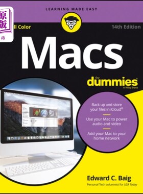 海外直订Macs For Dummies, 14e mac的假人
