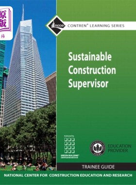 海外直订Sustainable Construction Supervisor Trainee Guide 可持续施工监理