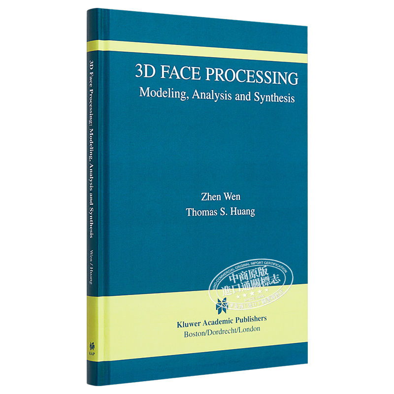 现货 三维人脸数据处理 第1版 英文原版 3D Face Processing Zhen Wen Thomas S Huang【中商原版】