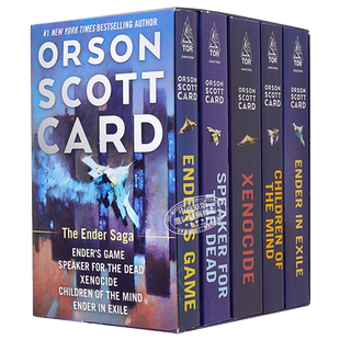 安德的游戏 英文原版 全套5本盒装 The Ender Quartet Boxed Set 安德的游戏英文版 奥森斯科特卡德 星云奖 雨果奖 科幻小说
