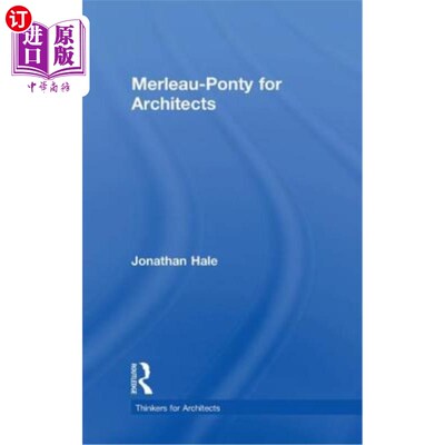 海外直订Merleau-Ponty for Architects 建筑师Merleau-Ponty