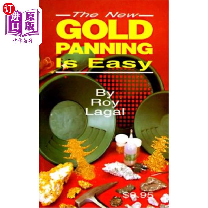 海外直订new gold panning is easy: prospecting and treasure