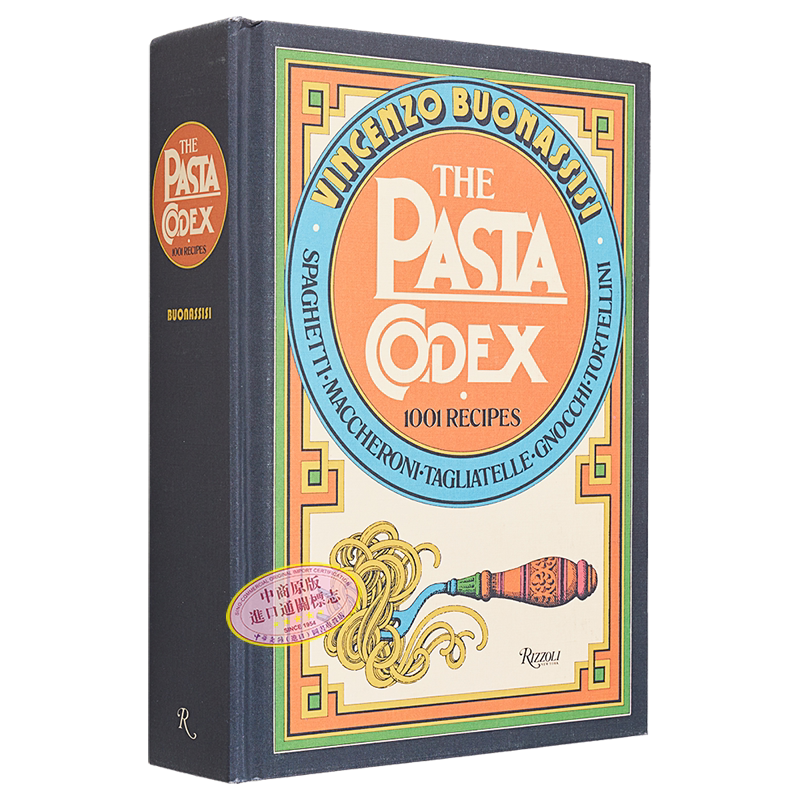面食法典 1001个食谱 The Pasta Codex 1001Recipes 英文原版  Vincenzo Buonassisi 意大利面和其他面食 经典菜肴【中商原版