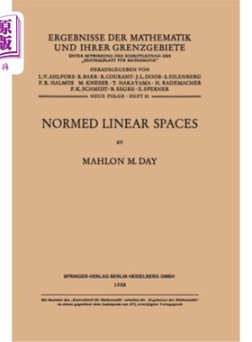 海外直订Normed Linear Spaces 赋范线性空间