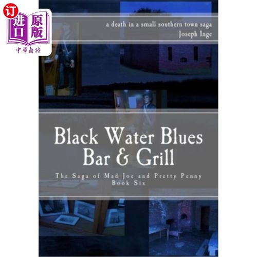 海外直订Black Water Blues Bar & Grill: The Saga of Mad Joe and Pretty Penny 黑水蓝酒吧和烧烤：疯狂乔和漂亮便士的传