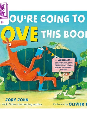 你会渐渐爱上这本书 Olivier Tallec You're Going to Love This Book 英文原版 儿童绘本 动物故事图画书 精装【中商原版】