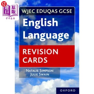 Eduqas 海外直订Eduqas GCSE英语语言复习卡 Revision English Cards Language GCSE