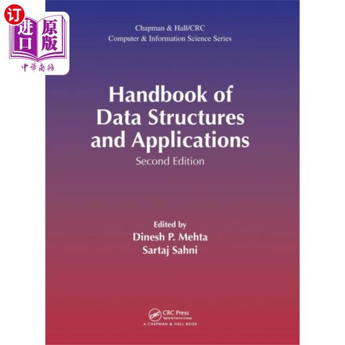 海外直订Handbook of Data Structures and Applications 数据结构和应用手册