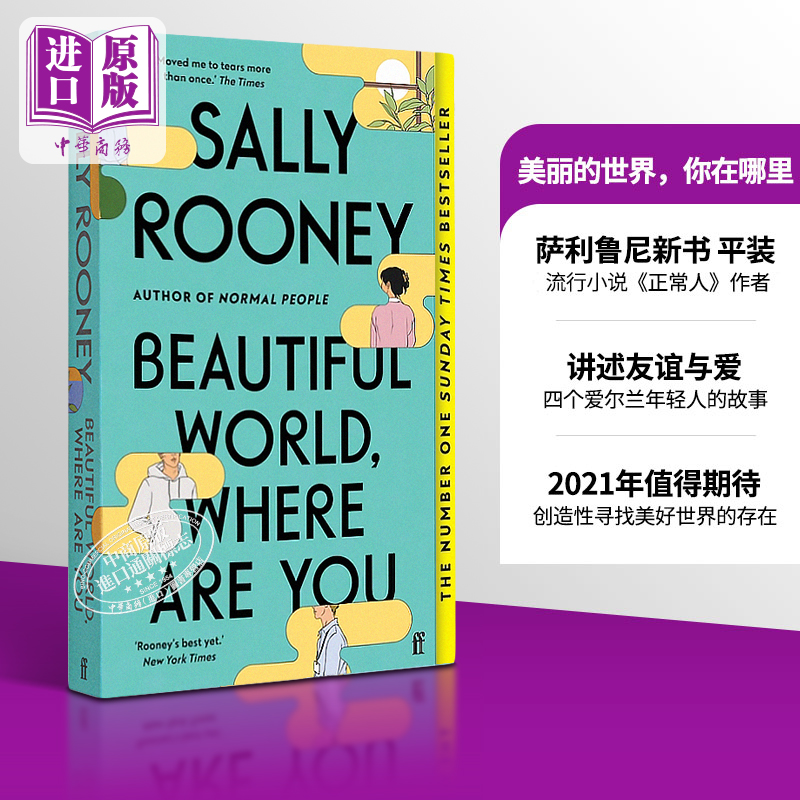 美丽的世界你在哪里 Beautiful World Where Are You英文原版萨利萨莉鲁尼 Sally Rooney可搭正常人 Normal People间奏曲-封面