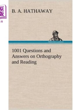 海外直订1001 Questions and Answers on Orthography and Reading 1001个关于正字法和阅读的问答