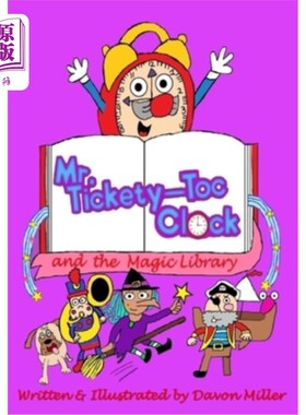 海外直订Mr. Tickety-Toc Clock and the Magic Library 滴答钟先生和魔法图书馆