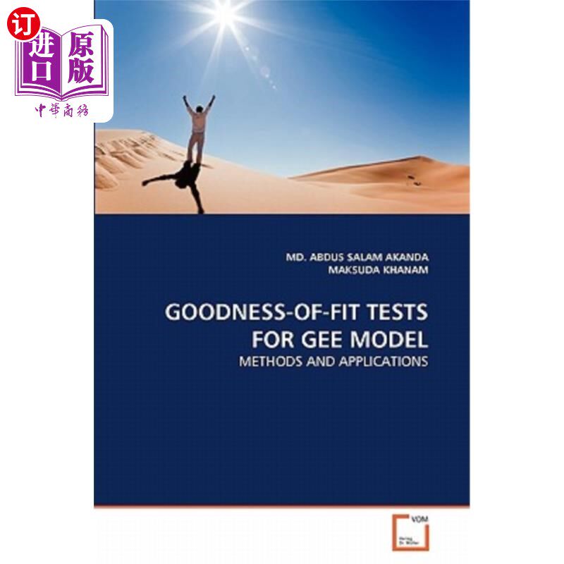 海外直订Goodness-Of-Fit Tests for Gee Model Gee模型的拟合优度检验
