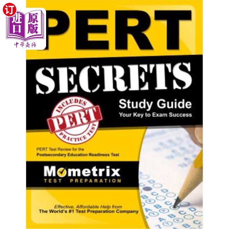海外直订Pert Secrets Study Guide: Pert Test Review for the Postsecondary Education Readi Pert秘密学习指南：专上教育