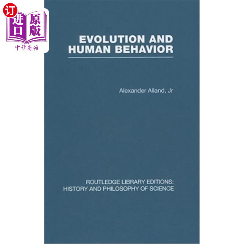 海外直订Evolution and Human Behaviour: An Introduction to Darwinian Anthropology 进化论与人类行为:达尔文人类学导论