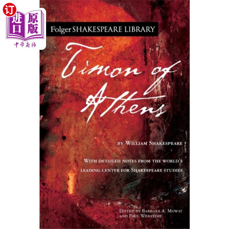 海外直订古英语 Timon of Athens 雅典的丁门
