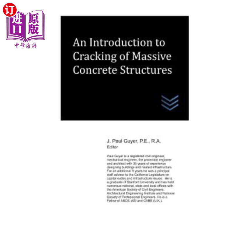 海外直订An Introduction to Cracking of Massive Concrete Structures 大体积混凝土结构裂缝分析