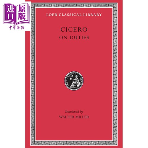 西塞罗 On Duties 英文原版 Cicero【中商原版】