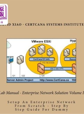 海外直订Lab Manual - Enterprise Network Solution Volume I: Setup An Enterprise Network F 实验室手册-企业解决方