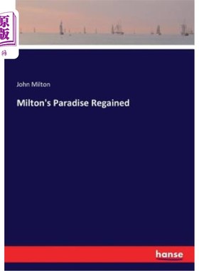 海外直订Milton's Paradise Regained 弥尔顿的天堂重获新生