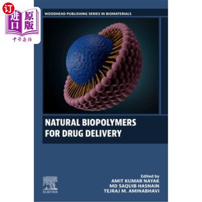 海外直订Natural Biopolymers for Drug Delivery 用于药物传递的天然生物聚合物