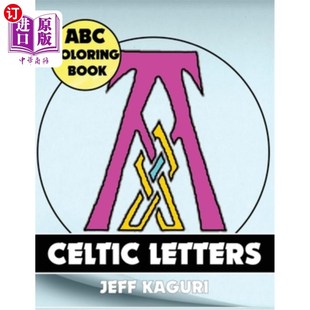 Letters 海外直订ABC Celtic Book ABC彩色书：凯尔特字母 Coloring