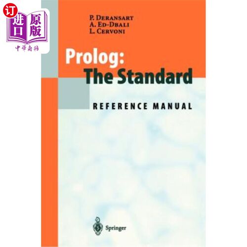 海外直订Prolog: The Standard: Reference Manual 序言:标准:参考手册