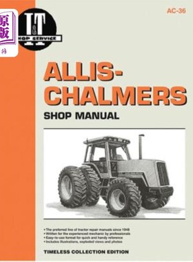 海外直订Allis-Chalmers Models8010 8030 8050 & 8070 Allis Chalmers型号810 8030 8050和8070