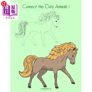 海外直订Connect the Dots Animals for Kids 1 为孩子们连接点动物1