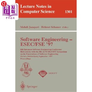 Fse Conferenc Engineering 软件工程 Software Esec European 海外直订Software 6th