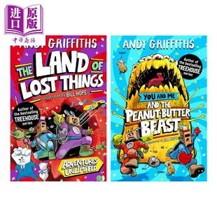 and Andy 英语原版 预售 Land You Things 平装 Lost 中商原版 Griffiths章节故事书插图小说爆笑冒险故事The 冒险无限1