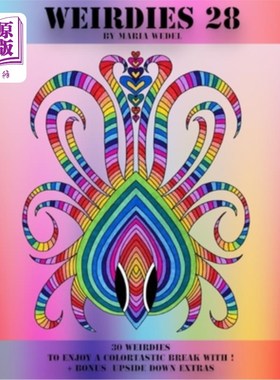 海外直订Weirdies 28: Color a Weirdie a Day ! 魏尔迪28：每天给魏尔迪涂颜色！