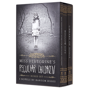 现货 怪屋女孩 佩小姐的奇幻城堡英文原版小说 3本合集 Miss Peregrine's Peculiar Children柏鸟小姐 进口原版 畅销小说 电影