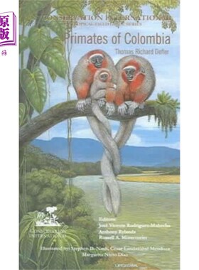 海外直订Primates of Colombia 哥伦比亚的灵长类动物