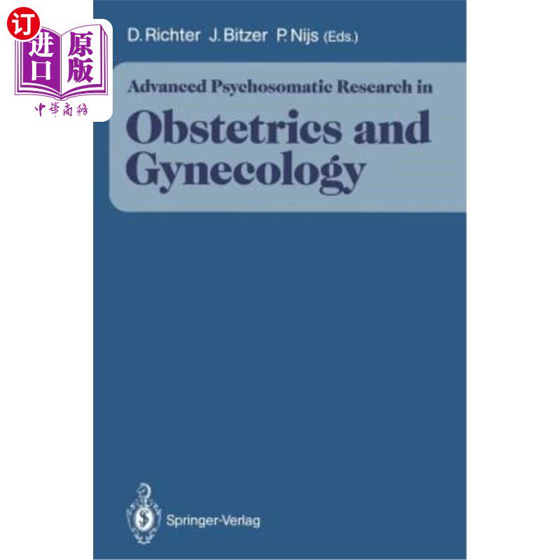 海外直订医药图书Advanced Psychosomatic Research in Obstetrics and Gynecology 妇产科先进身心研究“,