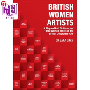 海外直訂British 英國女性藝術家：英國裝 Dictionary Women Biographical 000 the 飾藝 Artists