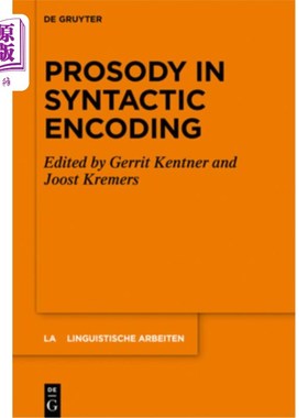 海外直订Prosody in Syntactic Encoding 句法编码中的韵律