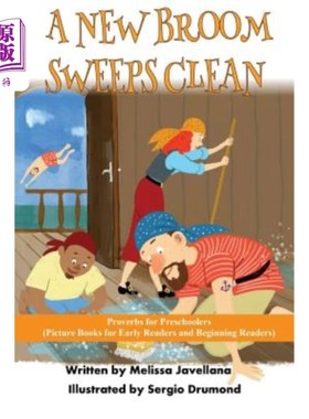 海外直订A New Broom Sweeps Clean: Picture Books for Early Readers and Beginning Readers: 新扫帚打扫干净:早期读者和