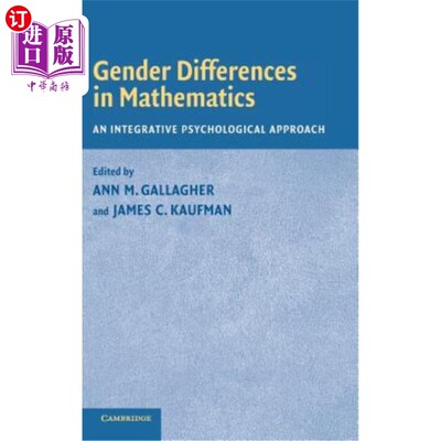 海外直订Gender Differences in Mathematics: An Integrative Psychological Approach 数学中的性别差异