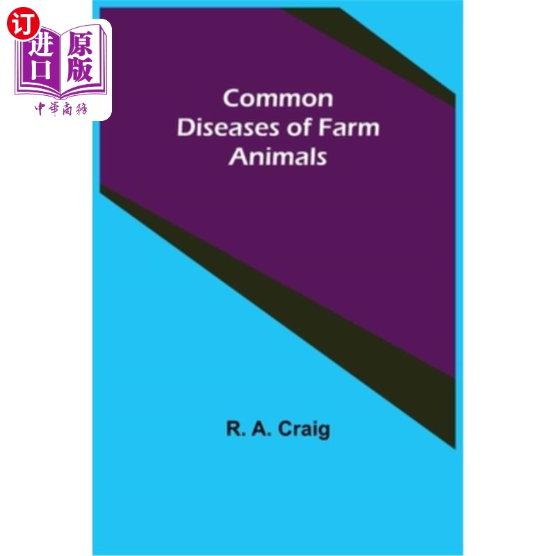 海外直订Common Diseases of Farm Animals 农场动物常见病