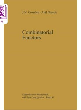 海外直订Combinatorial Functors 组合函子